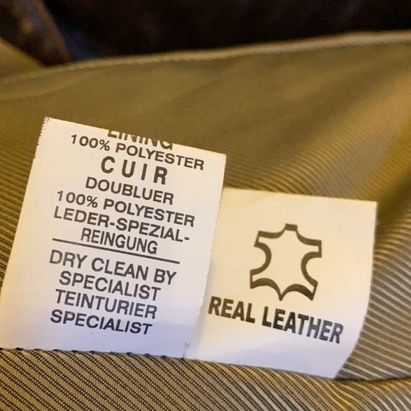 Leather Moto Jacket by FEMININ TOUCH. - Picture 13 of 13